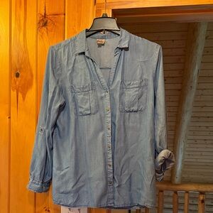 Como Vintage Light Blue Denim Shirt